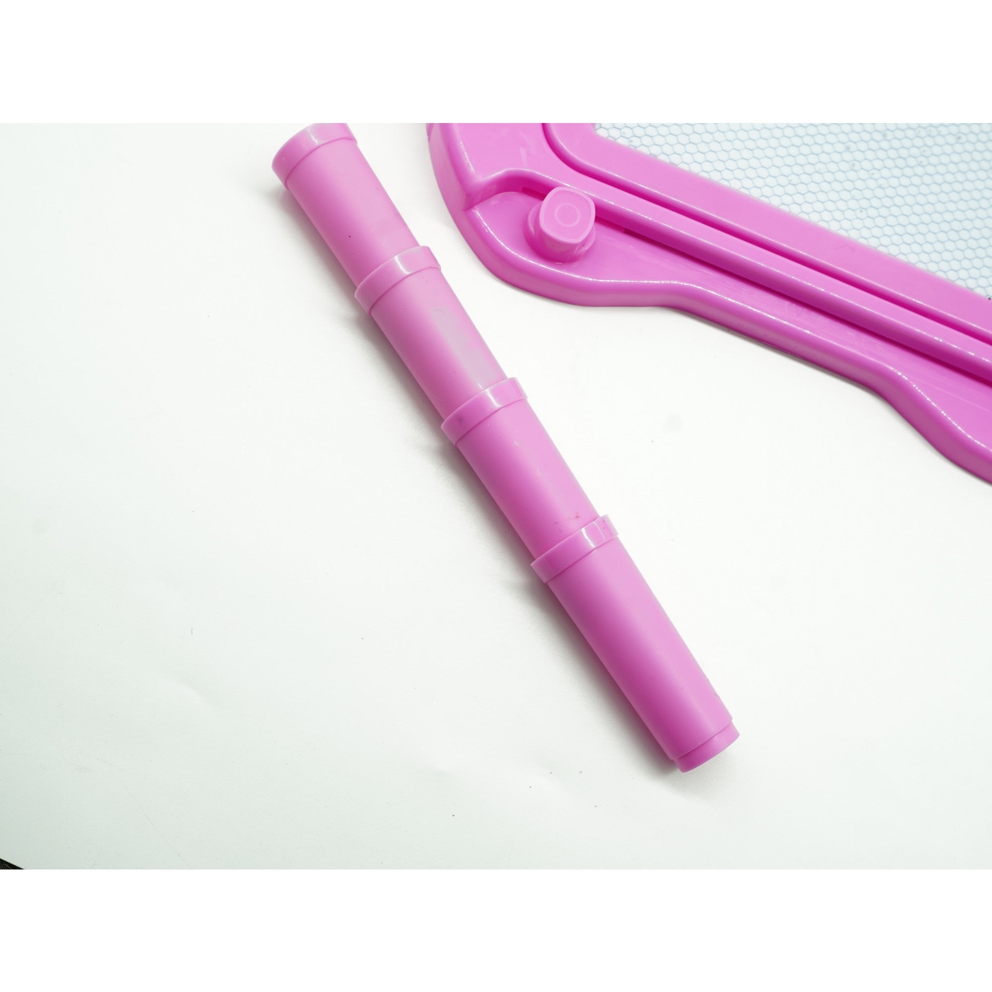 Tabla Magnetica pentru desen Flippy, Pix, forma dreptunghi, dimensiuni 23x17 cm, Dezvolta Creativitatea, cu picioare suport, Roz-1