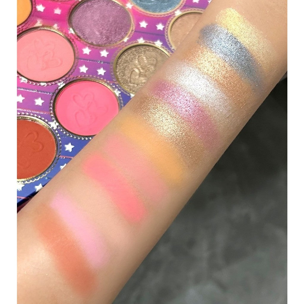 Trusa de Machiaj, KEVIN & COCO, Cool Girl Book, 82 culori, 16 x 21.5 x 2.5 cm-5