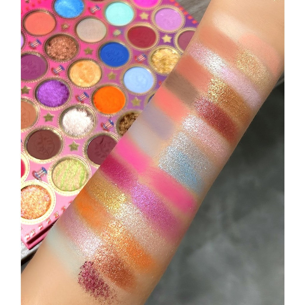 Trusa de Machiaj, KEVIN & COCO, Cool Girl Book, 82 culori, 16 x 21.5 x 2.5 cm-7