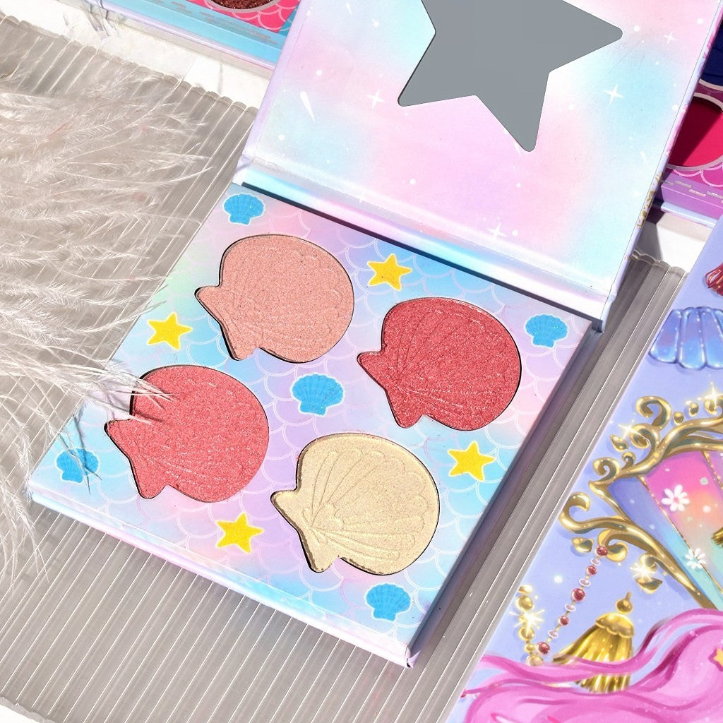 Trusa de Machiaj, KEVIN & COCO, Mermaids, 86 culori, 23.5 x 25 x 2.1 cm-5