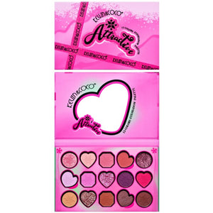 Paleta de Machiaj, KEVIN & COCO, Atractive, Farduri de Pleoape, 15 Culori, Model A, 16.5x10.8x1.5 cm, Multicolor-0