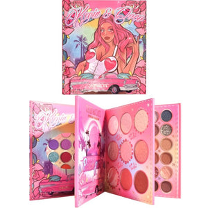 Paleta farduri Kevin&Coco, 69 nuante, blush, iluminator, conturing, deschidere tip carte, 18.6 x 16.5 cm, 97 g, multicolor, model 2-0