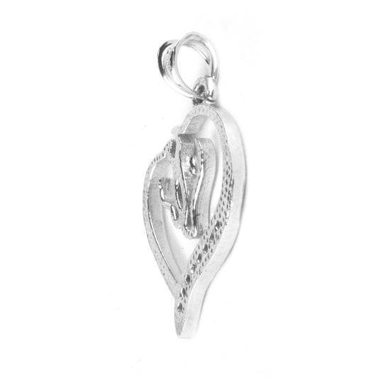 Pandantiv, Jolie Silver, Argint 925, Model Horses in Love, 16 x 20 mm, 1.6 g-1