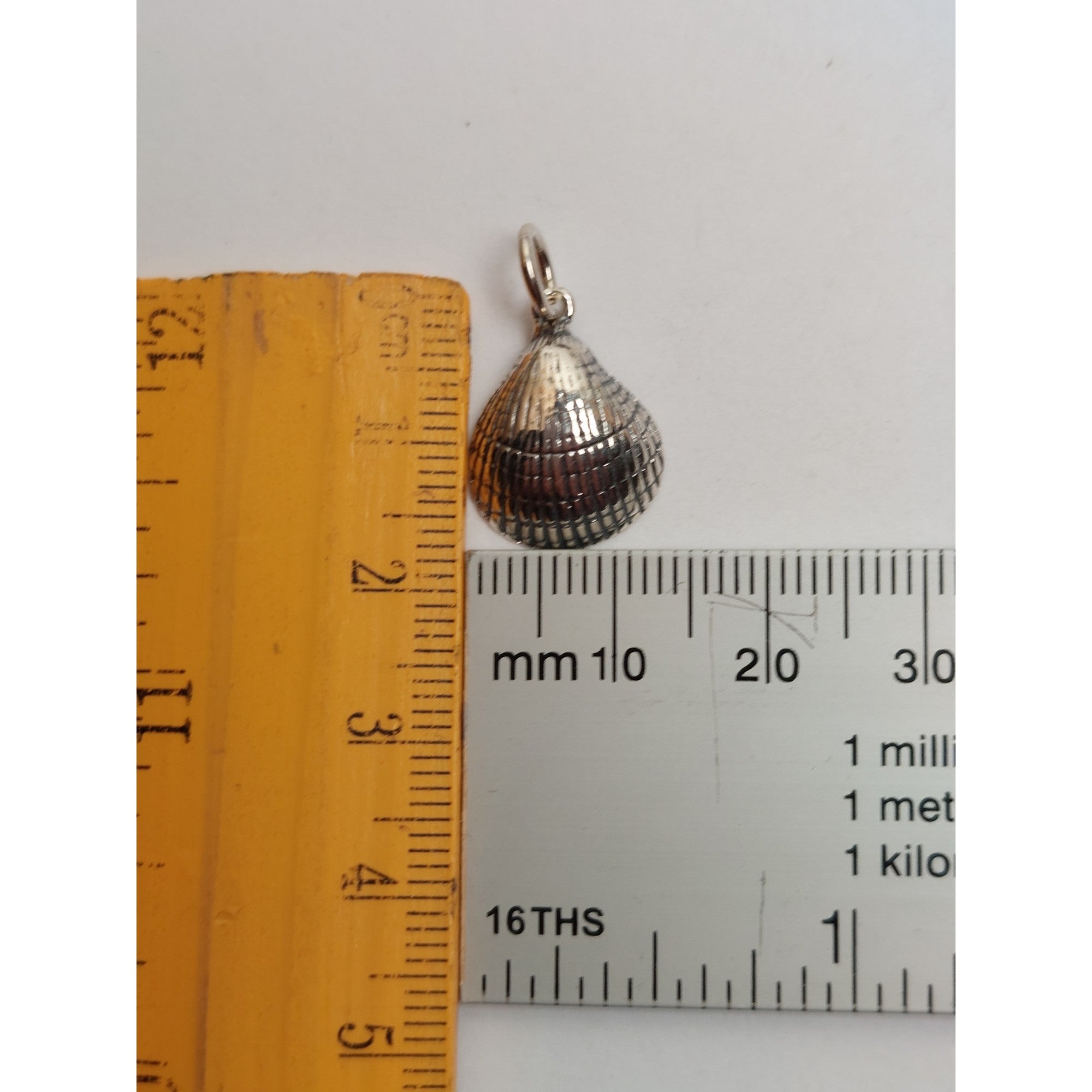 Pandantiv, Jolie Silver, Argint 925, Model Scoica Mare, 1.7 G, 1.6 x 1.3 Cm-2