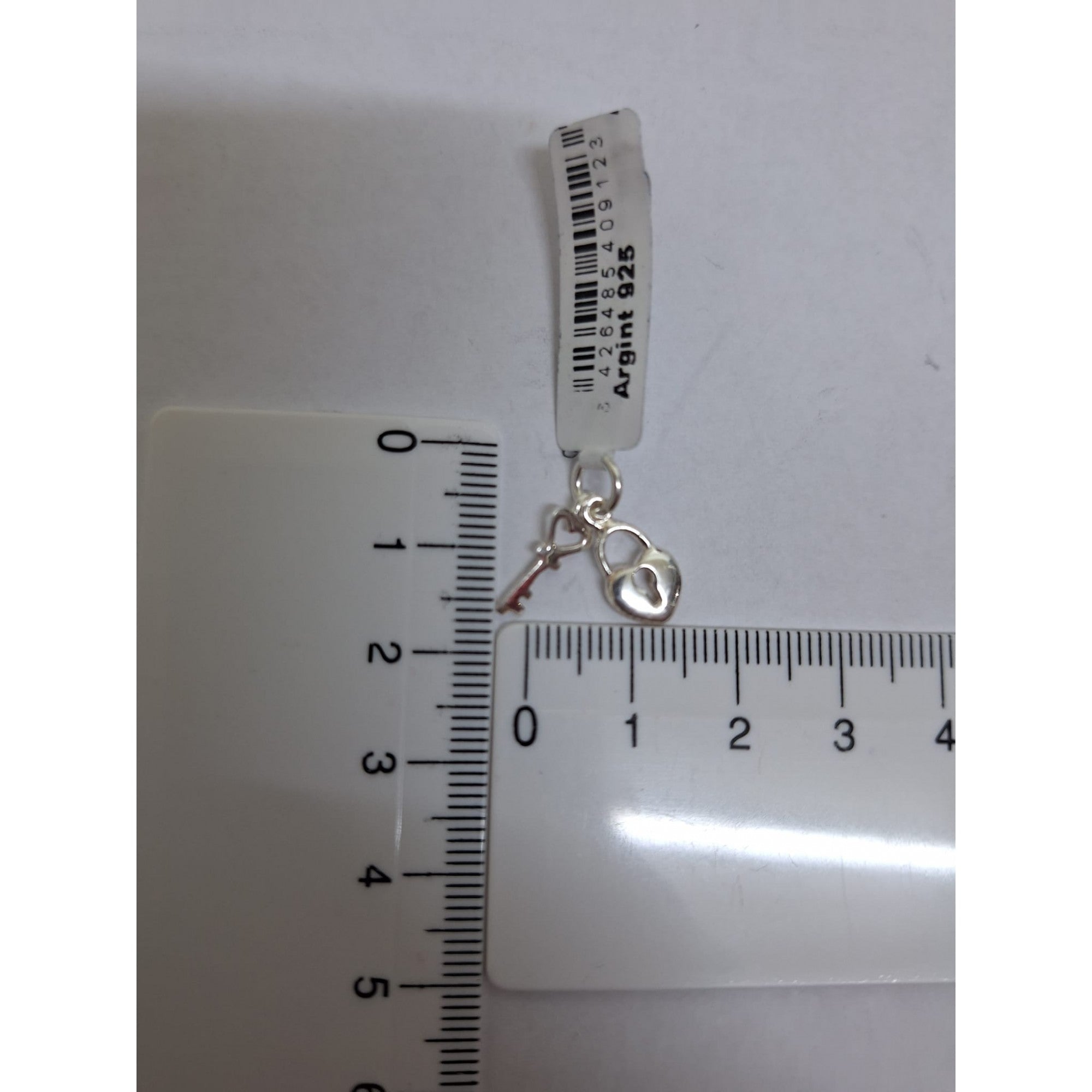 Pandantiv din Argint 925 Inima si Cheie-3