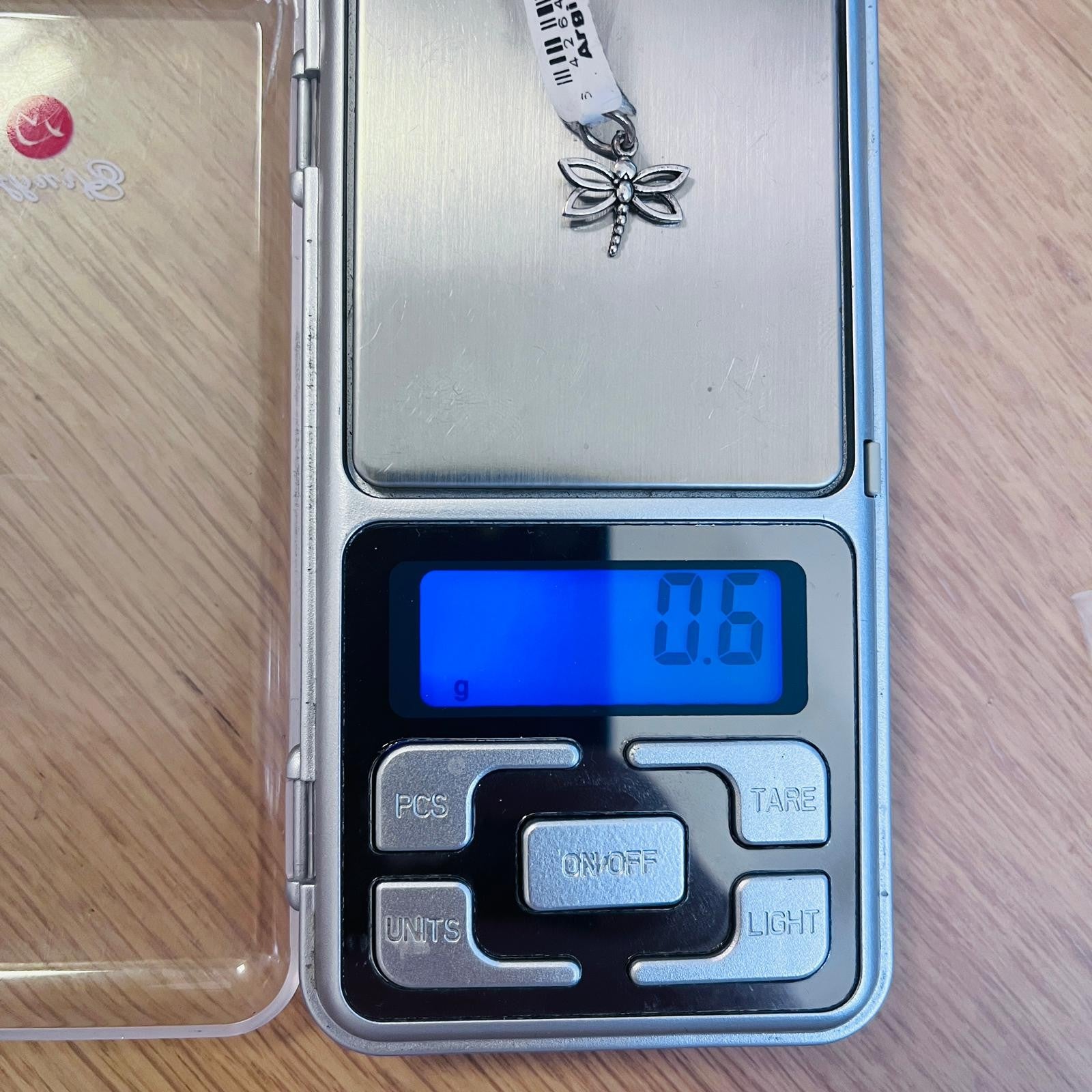 Pandantiv din Argint 925 Jolie Silver, Model Libelula, Fara Inchidere, Fara Pietre, 15 x 14 mm, 0.6 g-2