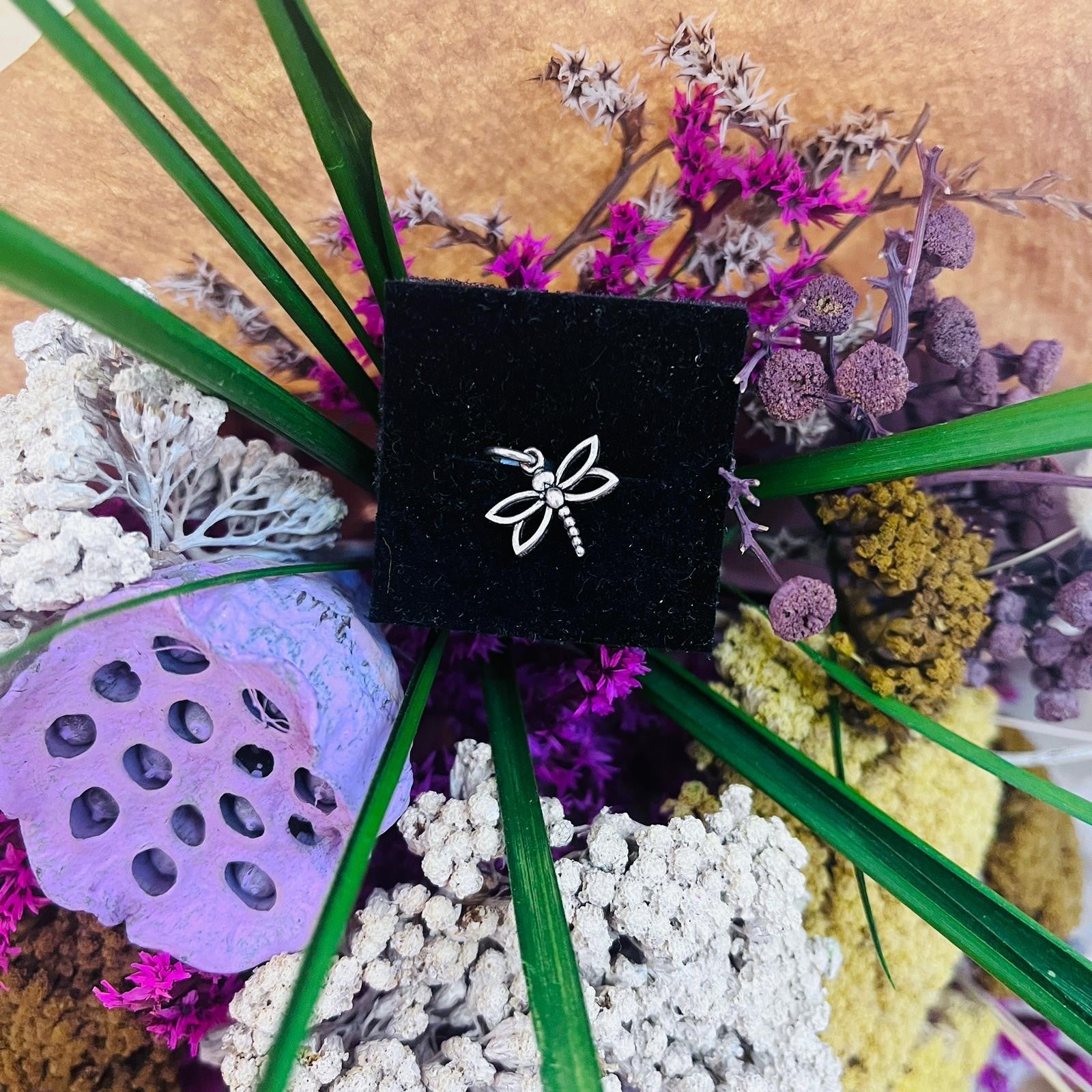 Pandantiv din Argint 925 Jolie Silver, Model Libelula, Fara Inchidere, Fara Pietre, 15 x 14 mm, 0.6 g-3