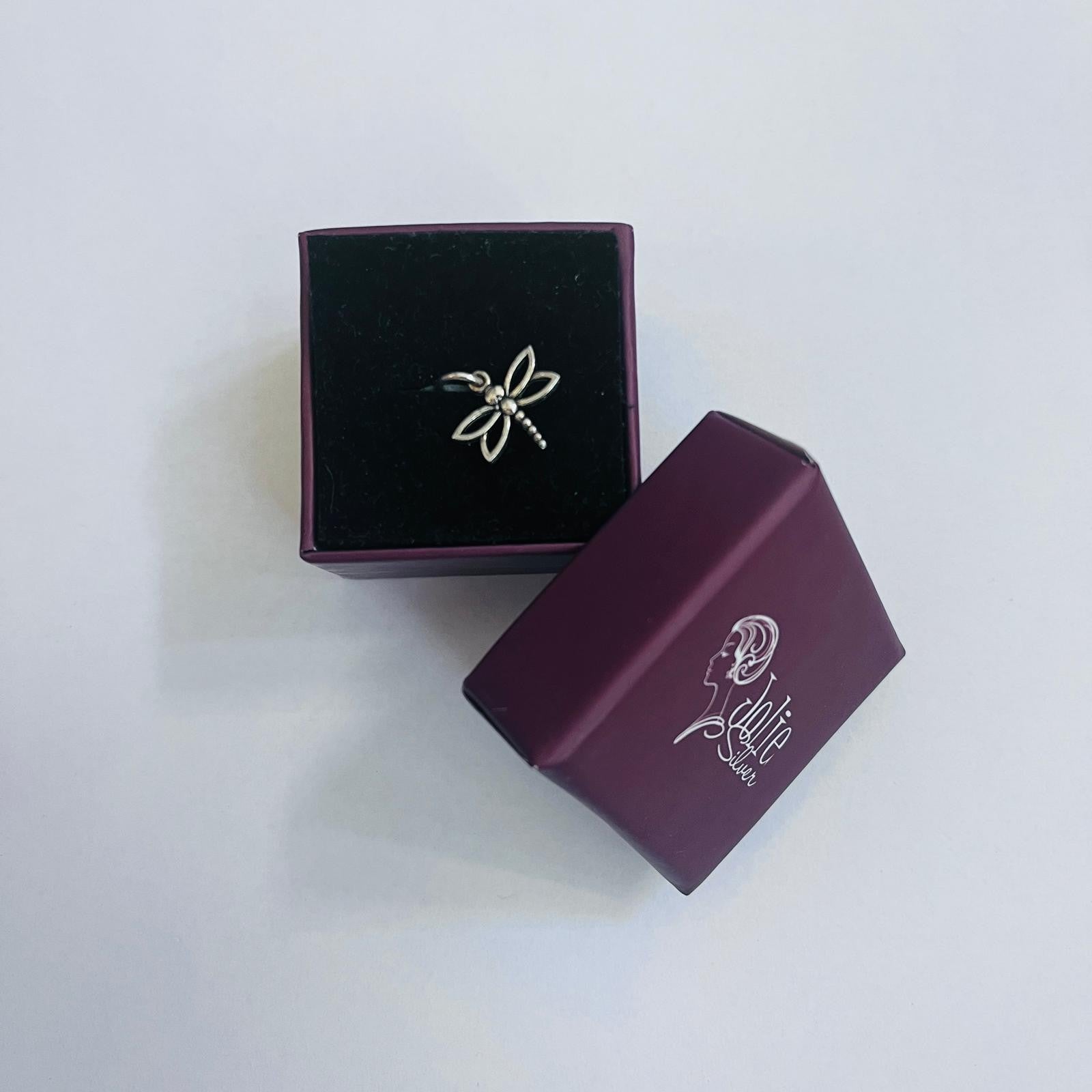 Pandantiv din Argint 925 Jolie Silver, Model Libelula, Fara Inchidere, Fara Pietre, 15 x 14 mm, 0.6 g-4