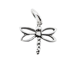 Pandantiv din Argint 925 Jolie Silver, Model Libelula, Fara Inchidere, Fara Pietre, 15 x 14 mm, 0.6 g-0
