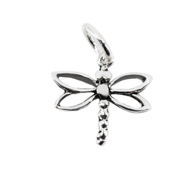 Pandantiv din Argint 925 Jolie Silver, Model Libelula, Fara Inchidere, Fara Pietre, 15 x 14 mm, 0.6 g-0