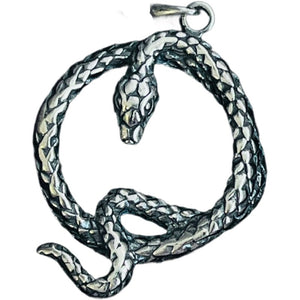 Pandantiv din Argint 925 Jolie Silver, Model Sarpe Incolacit, 40 x 26 mm, 4.7 g-0