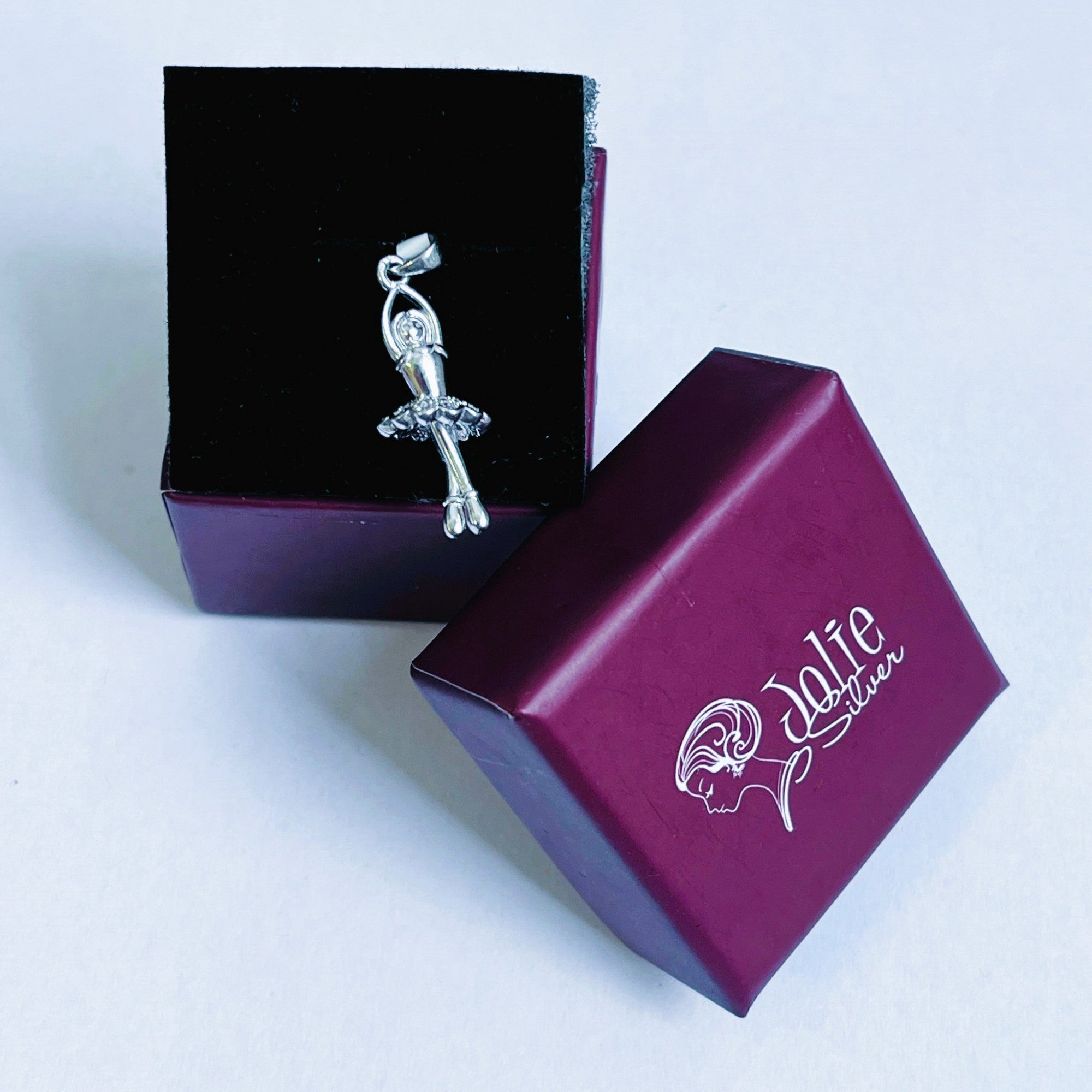 Pandantiv, Jolie Silver, Argint 925, Model Balerina Delicata, 25 x 8 mm, 1.7 g-3