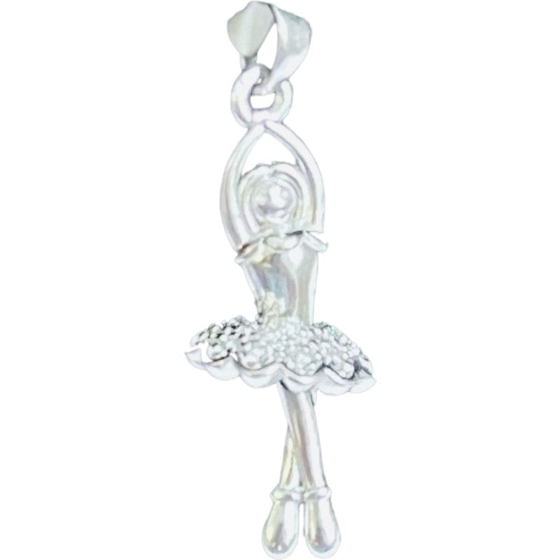 Pandantiv, Jolie Silver, Argint 925, Model Balerina Delicata, 25 x 8 mm, 1.7 g-0