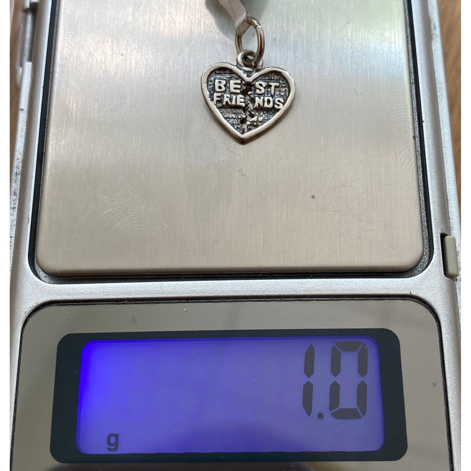 Pandantiv, Jolie Silver, Argint 925, Model Inima Best Friend, 1 g, 10x12 mm-5