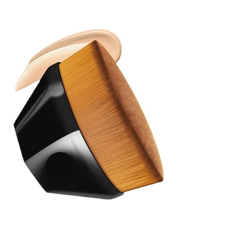 Pensula kabuki plata pentru fond de ten, Flippy, negru-4