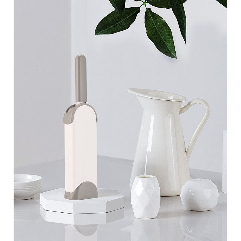 Perie Electrostatica, Flippy, Pentru Curatarea Parului de pe Haine si Tapiterii, 2 Fete, Autocuratare, 33 x 7.5 cm, Gri-6