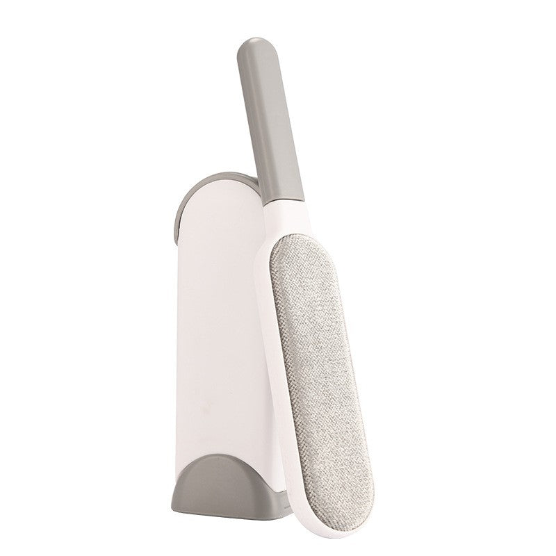 Perie Electrostatica, Flippy, Pentru Curatarea Parului de pe Haine si Tapiterii, 2 Fete, Autocuratare, 33 x 7.5 cm, Gri-10