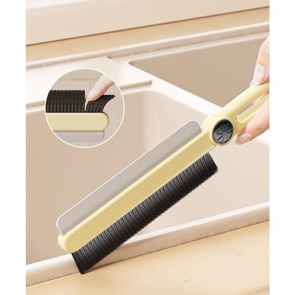 Perie Multifunctionala si Stergator, Flippy, Pentru Spatii Greu Accesibile, 24.7 x 4.5 cm, Alb Laptos-6