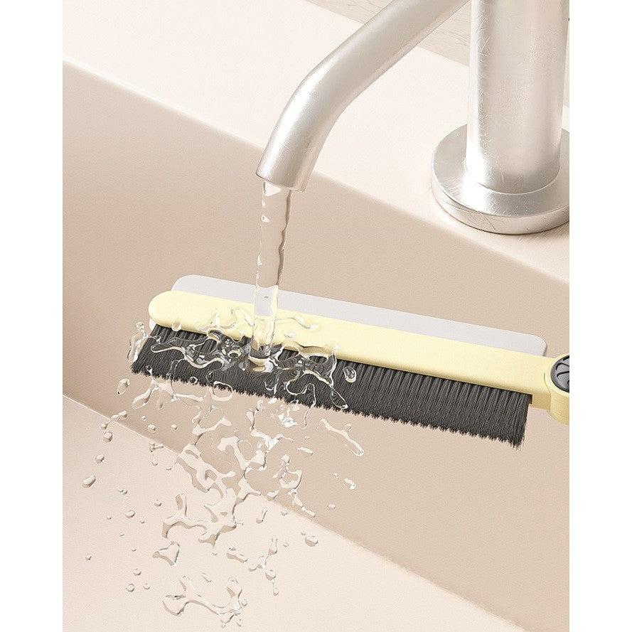 Perie Multifunctionala si Stergator, Flippy, Pentru Spatii Greu Accesibile, 24.7 x 4.5 cm, Alb Laptos-9