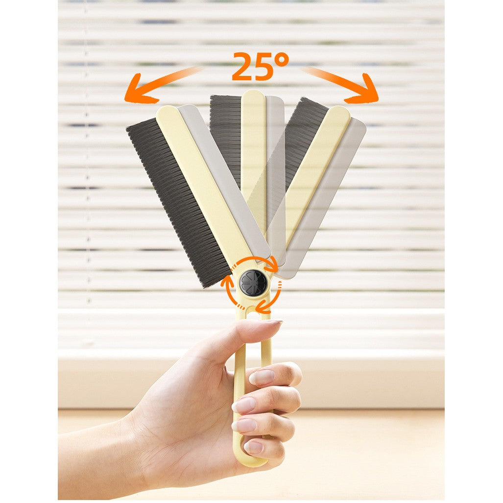 Perie Multifunctionala si Stergator, Flippy, Pentru Spatii Greu Accesibile, 24.7 x 4.5 cm, Alb Laptos-14