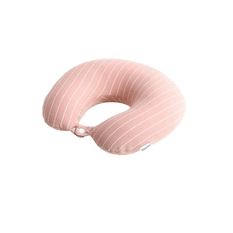 Perna de calatorie, Flippy , 2 in 1, cu Particule de Spuma cu Memorie, Roz-6