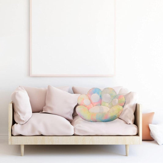 Perna Decorativa, Flippy, Model Laba de Pisica, din Plus, pentru Scaun/Canapea/Podea, 80 x 70 cm, Multicolor-1