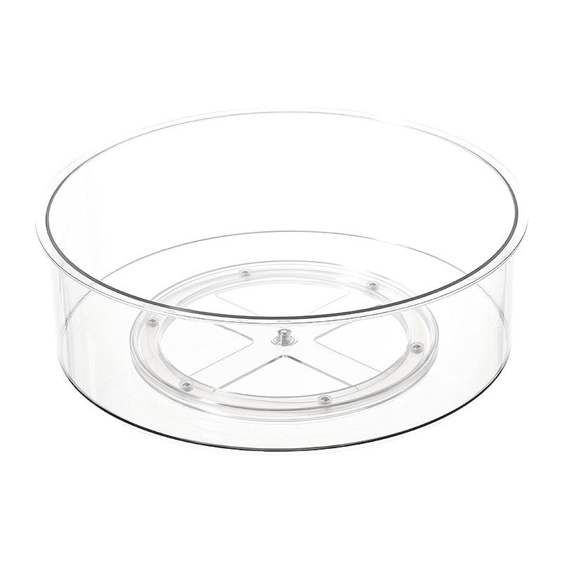 Suport Rotativ pentru Condimente, Flippy, Multifunctional, Rotund, 360 de Grade, pentru Bucatarie, Plastic, 30.5x30.5x10 cm, Transparent-0