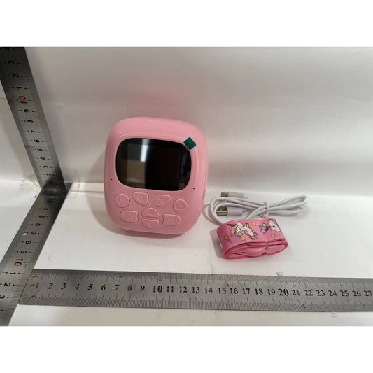 Camera Instantanee pentru Copii, Flippy, cu Functie de Printare, cablu USB-C, Bluetooth, compatibil iOS/Android, Imprimare APP, Model Bunny, Roz-1
