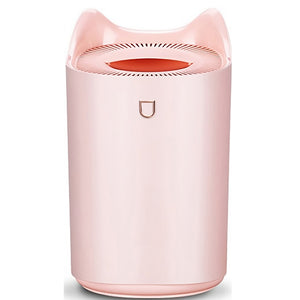 Umidificator cu duza dubla, Flippy, de capacitate mare 3L, roz-0