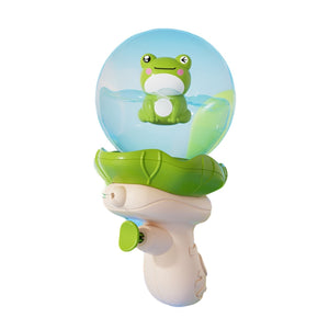 Pistol cu Apa pentru Copii, Flippy, Multifunctional, Capacitate 250 mL, Model Broscuta, 15.6x8x8.6 cm, ABS, Verde-0