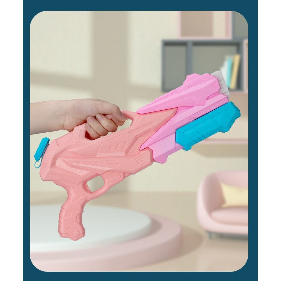 Pistol cu Apa pentru Copii, Rezervor, Pentru Piscina/Plaja, Flippy, 6ani+, 3 duze, Roz, 500ML-2