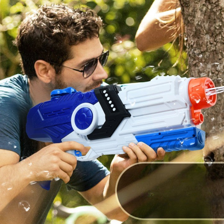 Pistol cu Apa pentru Copii, Rezervor, Pentru Piscina/Plaja, Flippy, 6ani+, Albastru/Multicolor, 2000ML-5