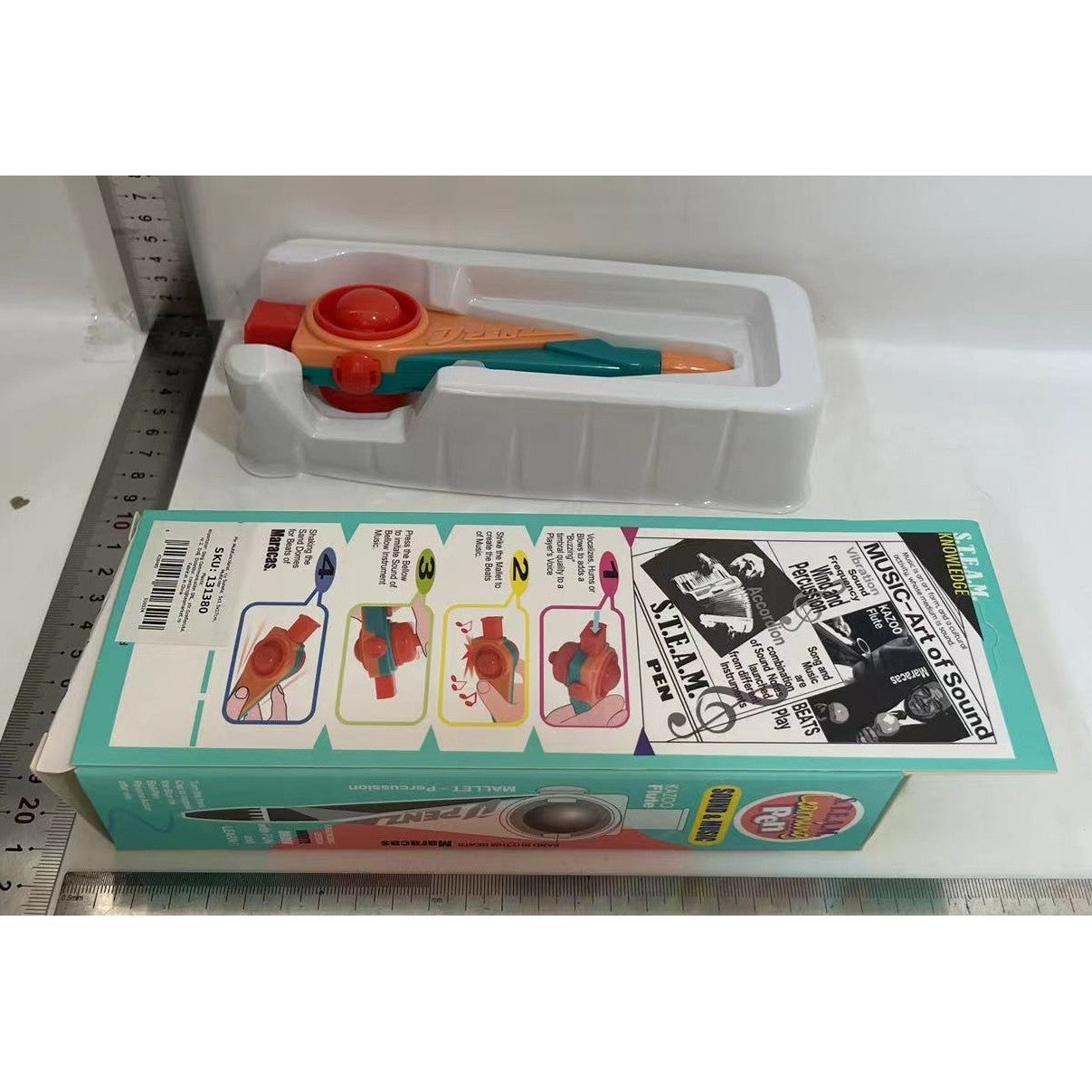 Pix Multifunctional, Flippy, cu Sunete si Vibratii, 5x1.5x17cm, Multicolor-1