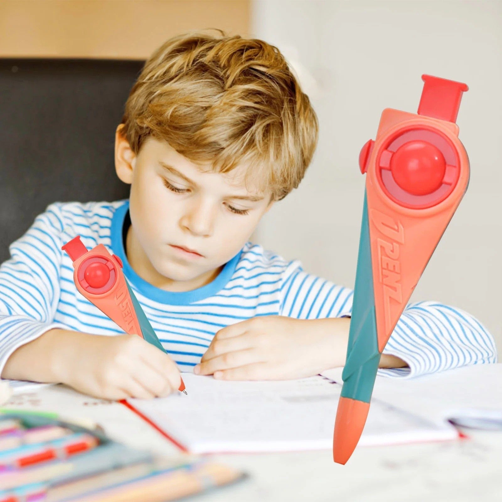 Pix Multifunctional, Flippy, cu Sunete si Vibratii, 5x1.5x17cm, Multicolor-2