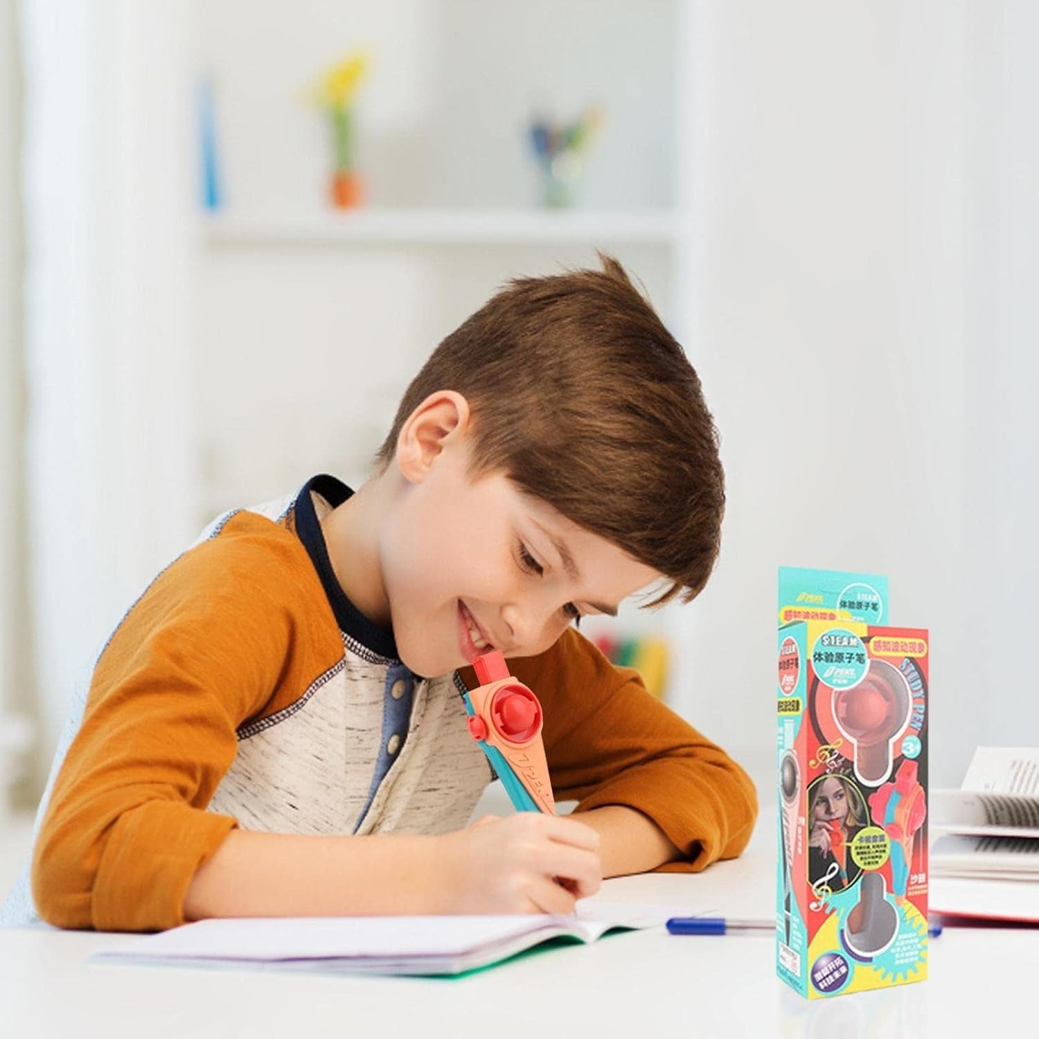 Pix Multifunctional, Flippy, cu Sunete si Vibratii, 5x1.5x17cm, Multicolor-4