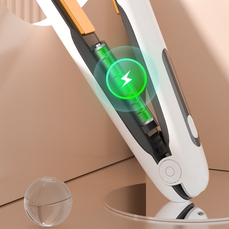 Placa de Par fara Fir, Flippy, Adaptor Tip C, 4 Trepte de Temperatura, Tensiune 5V, Capacitate Baterie 5000 mAh, Indreptat, Ondulat, 23.5x3.3x4.5 cm, Alb-7