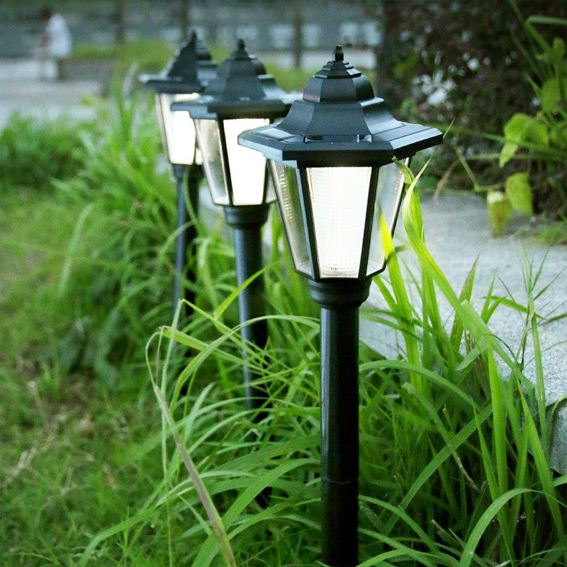 Lampa solara hexagonala de gradina Flippy, Alb Rece-1