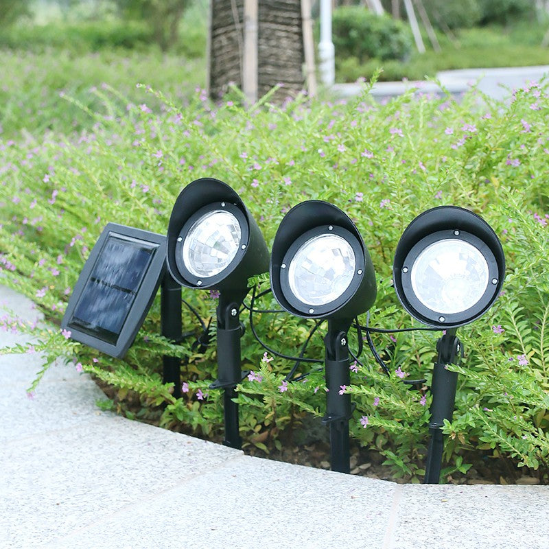 Lampa solara de tip decoratiune pentru gradina, Flippy, model 3 felinare, alb rece-2