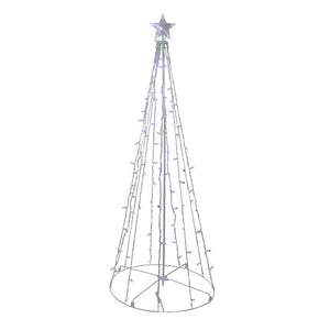Pom luminos decorativ, Flippy, 480 Led, alb cald+flash, 1.8 M-0