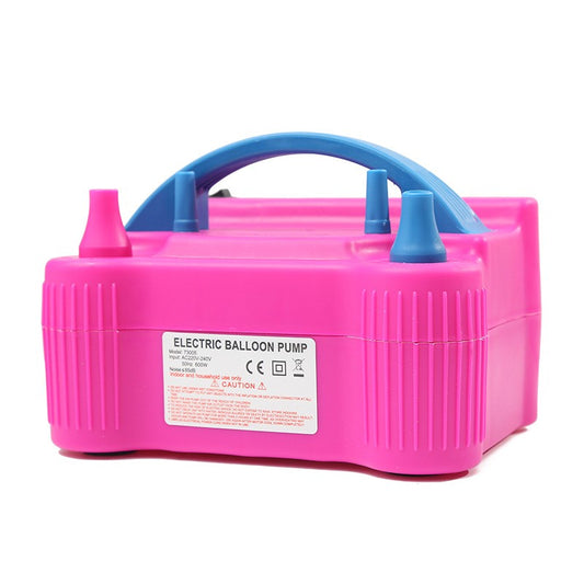 Pompa Electrica Pentru Umflat Baloane, 600 W, Roz cu albastru,-1