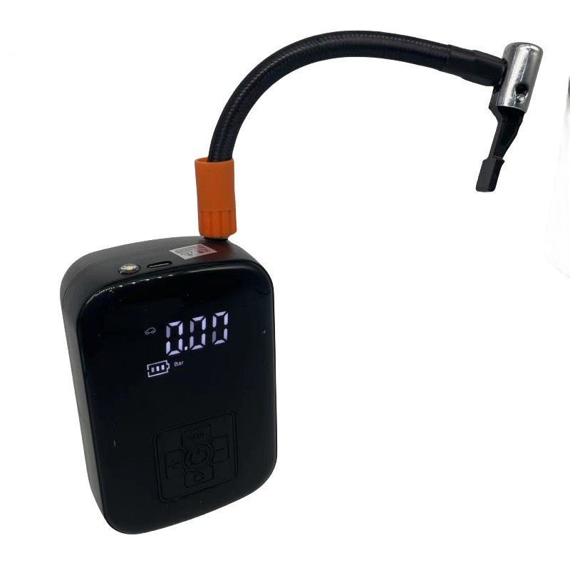 Pompa de Aer Wireless, Flippy, Portabila, 150 PSI, Pentru Anvelope si Mingi, Baterie 2000 mAh, Afisaj Digital, 12.7 x 8.5 cm, Negru-7