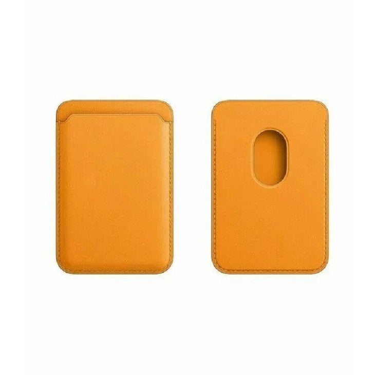 Portofel Flippy MagSafe piele pentru carduri compatibil cu Apple iPhone 12/12 Mini/12 Pro/12 Pro Max,Portocaliu-2