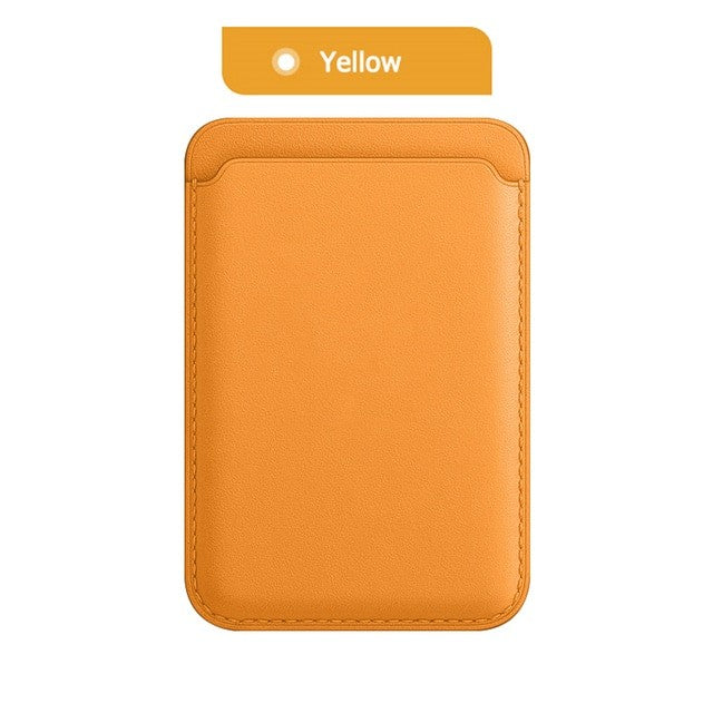 Portofel Flippy MagSafe piele pentru carduri compatibil cu Apple iPhone 12/12 Mini/12 Pro/12 Pro Max,Portocaliu-3
