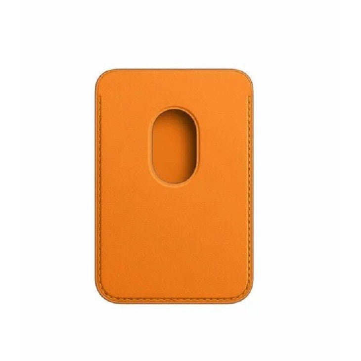 Portofel Flippy MagSafe piele pentru carduri compatibil cu Apple iPhone 12/12 Mini/12 Pro/12 Pro Max,Portocaliu-4