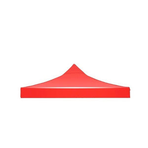 Prelata,copertina pentru acoperis cort tip pavilion Flippy, 3 x 6 m , impermeabila, invelis din material textil oxfort 700D, cauciucat Rosu-0