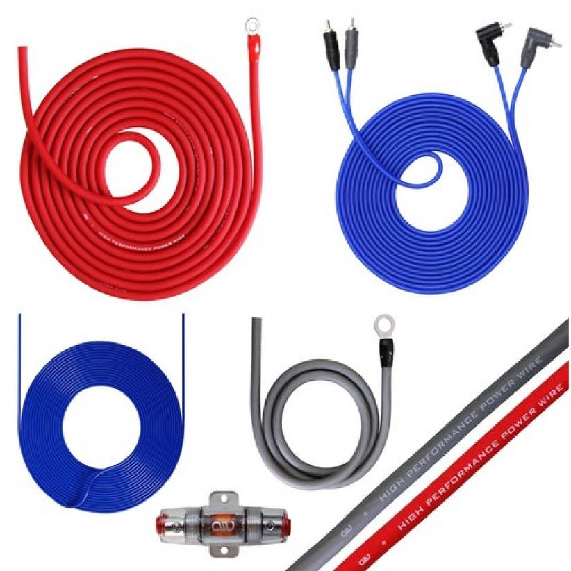Kit cabluri pentru instalare amplificator auto, grosime 10mm²-1