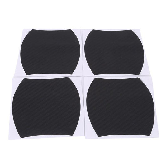 Set 4 bucati protectie zgarieturi manere usa din autocolant carbon 3D Negru-1