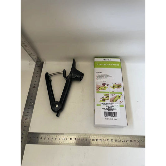 Aparat de Scos Samburi, Flippy, Manual, pentru Cirese, cu Maner, Negru-1