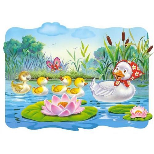 Puzzle 60 de Piese din Lemn in Cutie Metalica, Flippy, Model Ratuste, Educativ, Dezvoltare Abilitati Cognitive, pentru Prescolari, 22.5x13.5 cm, Multicolor-5