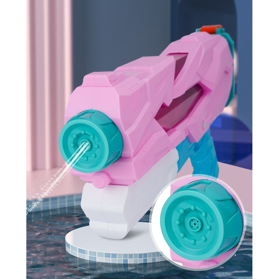 Pistol cu Apa pentru Copii, Rezervor, Pentru Piscina/Plaja, Flippy, 6ani+, 5 duze, Quick Fill, Roz, 800ML-2